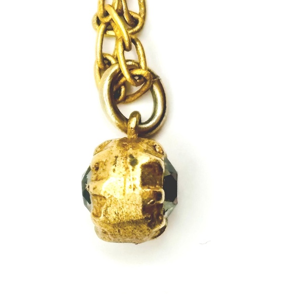 Catherine Popesco Blue Double-Sided Swarovski Crystal Necklace - Made in France - Picture 9 of 10